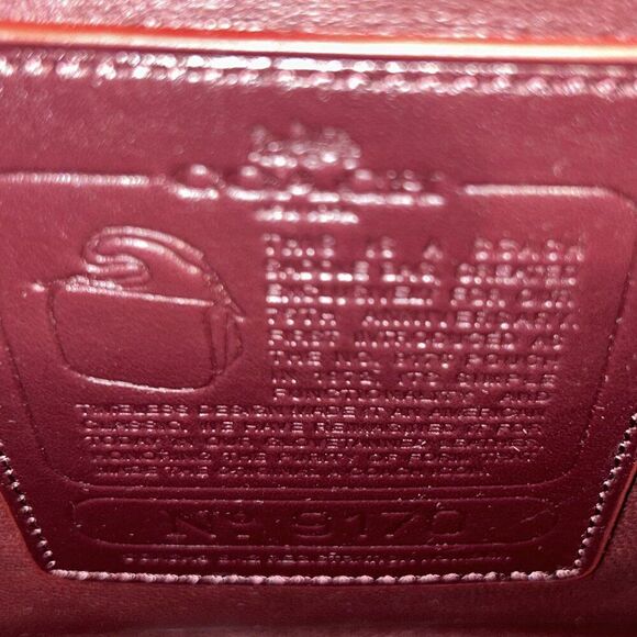 Coach 75th Anniversary Saddle Bag Black/Red 9170/37200 NWT - Picture 7 of 7